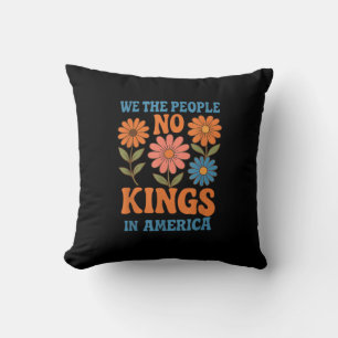 No Kings In America We The People Retro Lovers Cushion