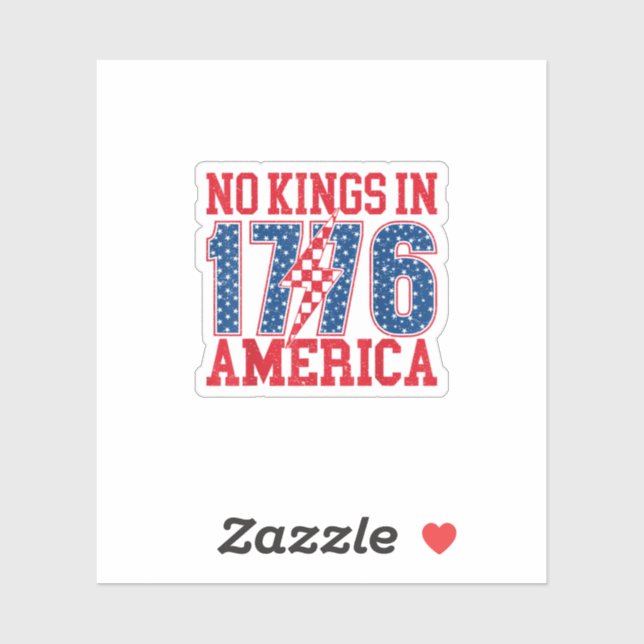 No Kings In America We The People Vintage (Sheet)