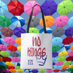 No Kings in the U.S.A. Tote Bag – Ditch the Crown