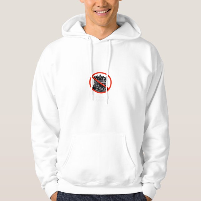 No Kings In The USA America Say No King Classic Re Hoodie (Front)