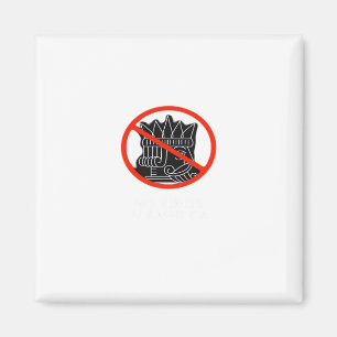No Kings In The USA America Say No King Classic Re Magnet