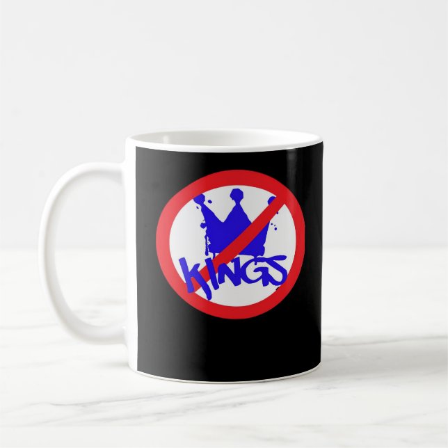 No Kings In The USA Classic Coffee Mug (Left)