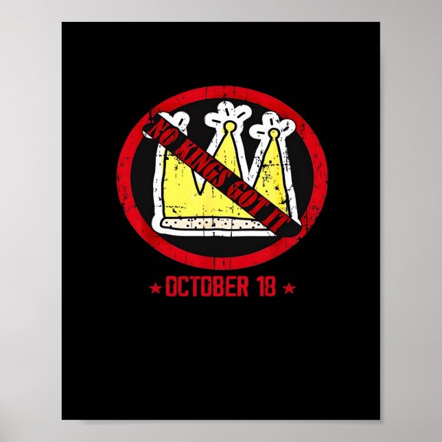No Kings It Classic Creative Style Poster (Front)