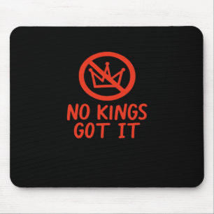 No Kings It Patriotic Style Mouse Mat