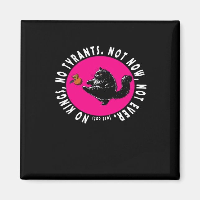 No Kings, Just Cats Essential Magnet (Front)