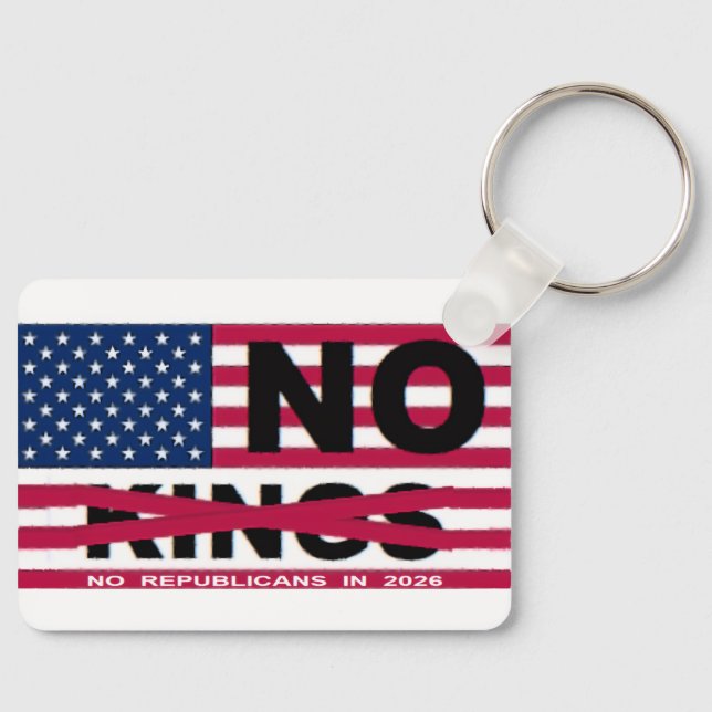 NO KINGS KEY RING (Front)