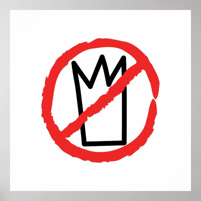 No kings logo poster (Front)