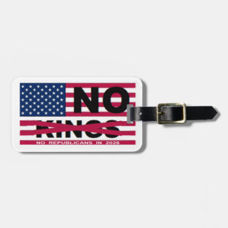 NO KINGS  LUGGAGE TAG