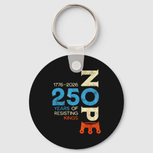 No kings march 28 2026 protest sign key ring