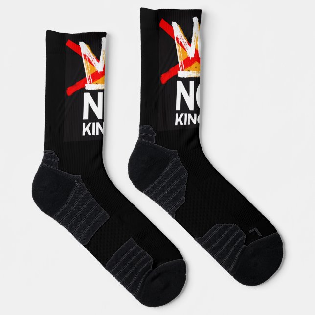 NO KINGS MARCHING  SOCKS (Right)