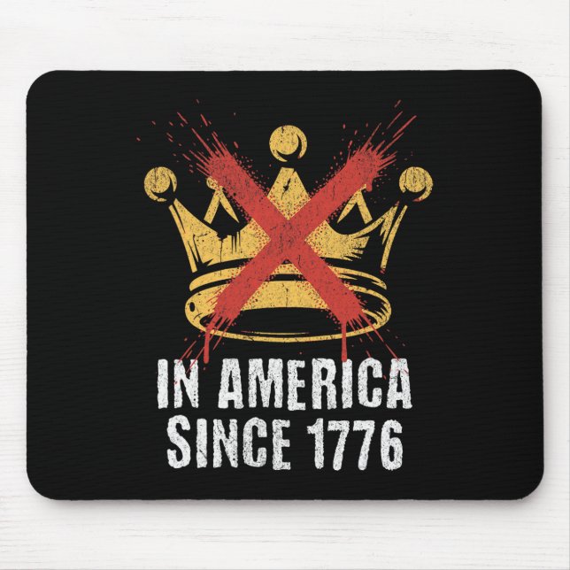 No Kings  Mouse Mat (Front)
