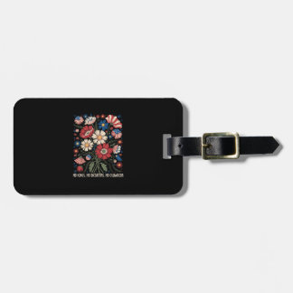 No Kings No Dictators No Oligarchs In America Funn Luggage Tag