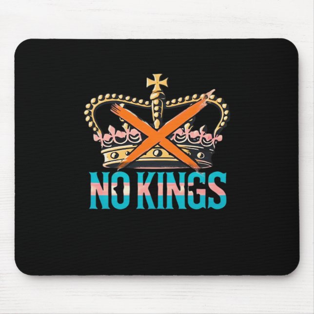 No Kings No Oligarchs  Mouse Mat (Front)