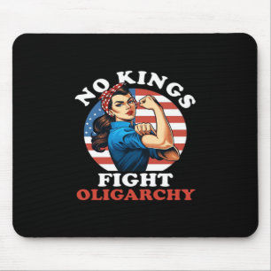 No Kings Oligarchy Retro Classic Mouse Mat