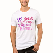 No Kings -- Pink Version Men's 2-Sided T-Shirt