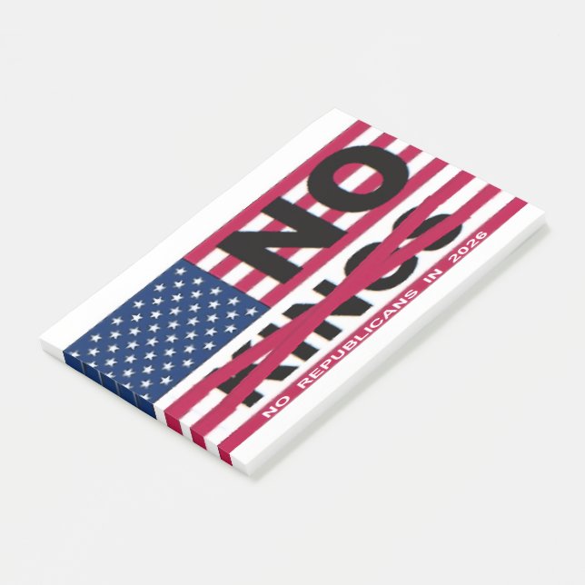NO KINGS POST-IT NOTES (Angled)