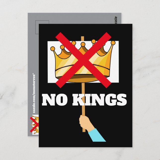 No Kings Postcard (Front/Back)