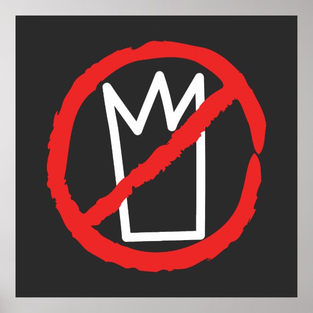 No kings protest crown logo poster (Front)