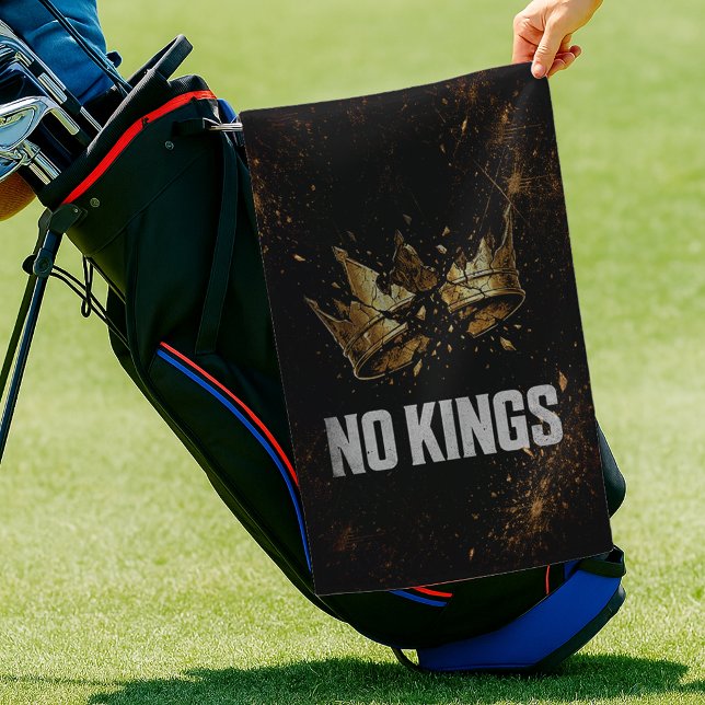 No Kings Protest Golf Towel (Creator Uploaded)