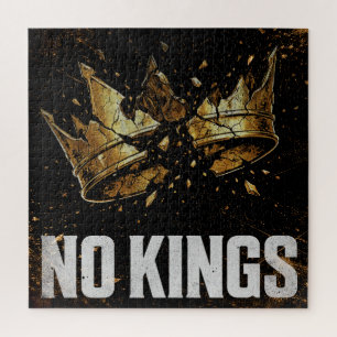 No Kings Protest Jigsaw Puzzle