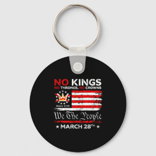 No kings protest march 28 2026 no kings day key ring