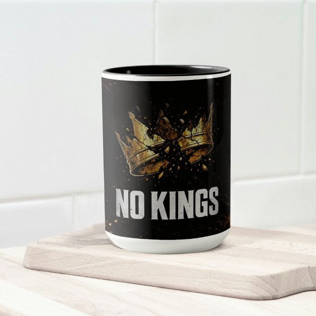 No Kings Protest Mug (Creator Uploaded)