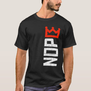 No Kings Protest Sign Vertical T-Shirt
