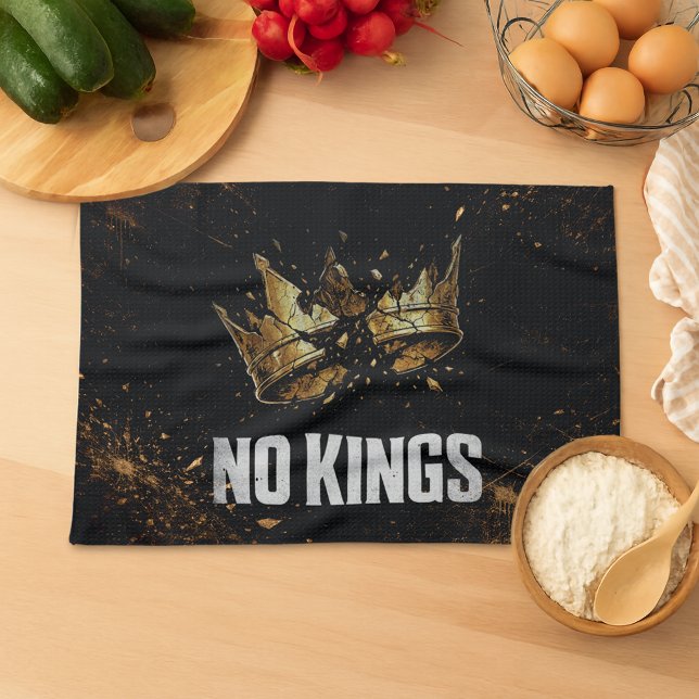 No Kings Protest Tea Towel (Creator Uploaded)
