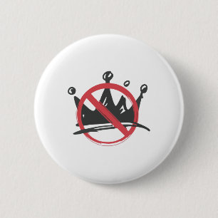 No Kings Shirt No Kings In America Political Shirt 6 Cm Round Badge