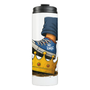 No Kings Shoe On Crown Thermal Tumbler