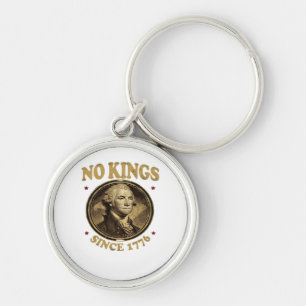 No Kings Since 1776 Classic Key Ring