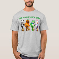 No Kings Since 1776 Funny Crown Kick fun Mascots