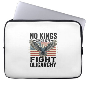 No Kings Since 1776 Patriotic Eagle Vintage Shirt  Laptop Sleeve