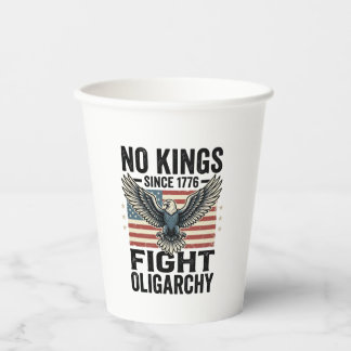 No Kings Since 1776 Patriotic Eagle Vintage Shirt  Paper Cups