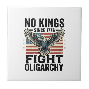 No Kings Since 1776 Patriotic Eagle Vintage Shirt  Tile