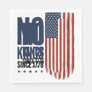 No Kings Since 1776 Patriotic Flag Shirt Design_1 Napkin
