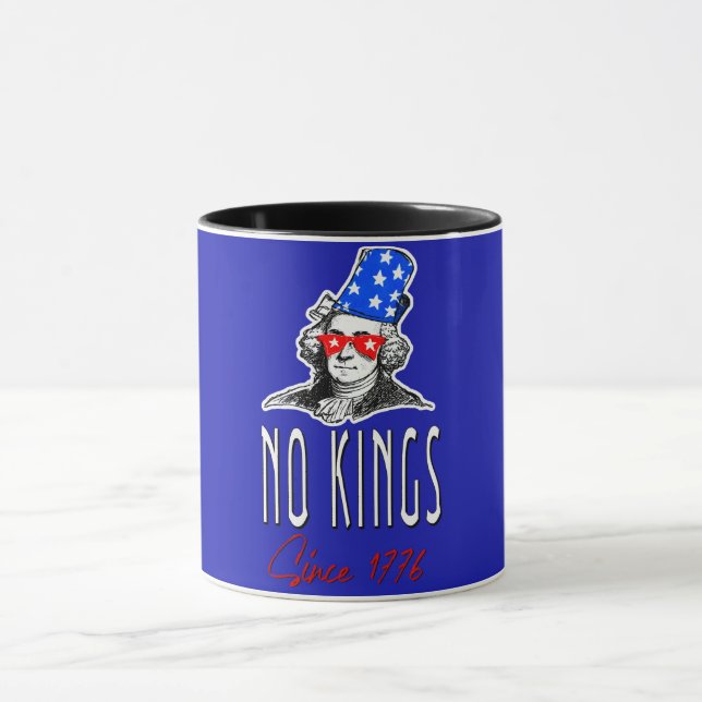 No Kings Since 1776 – Patriotic Rebel Design Mug (Center)