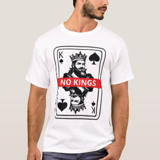 No Kings Spade Shirt – Black and White King Playin