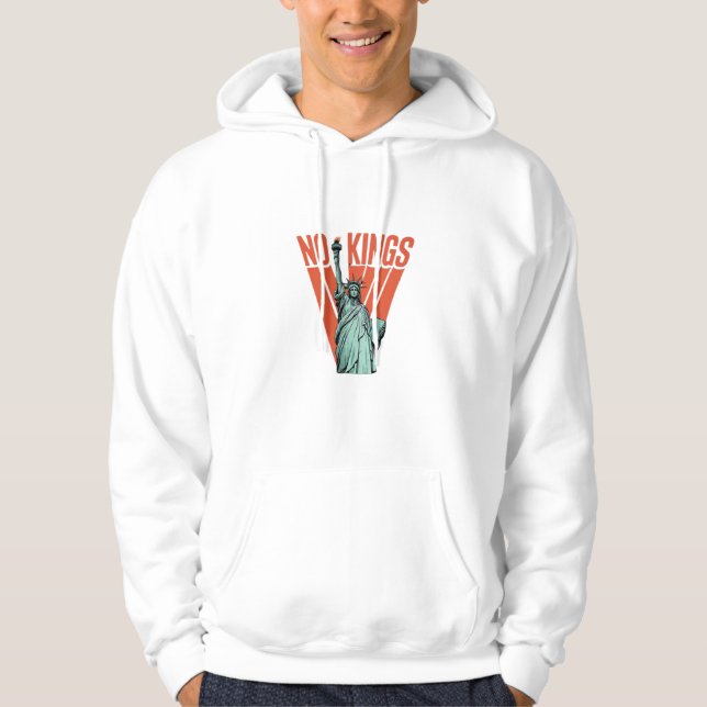 No Kings Statue Of  Protest  American Classic Hoodie (Front)