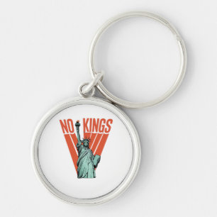 No Kings Statue Of  Protest  American Classic Key Ring