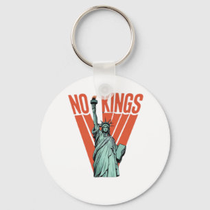 No Kings Statue Of Protest American Classic Key Ring