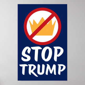 NO KINGS STOP TRUMP Anti-Trump | RYBl | Protest Poster