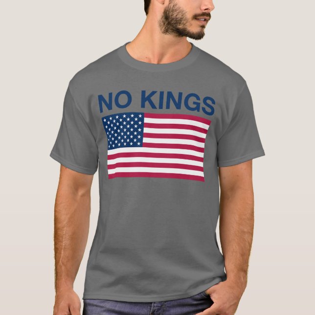 NO KINGS! T-Shirt (Front)