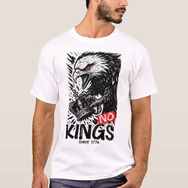 NO KINGS  T-Shirt (Front)