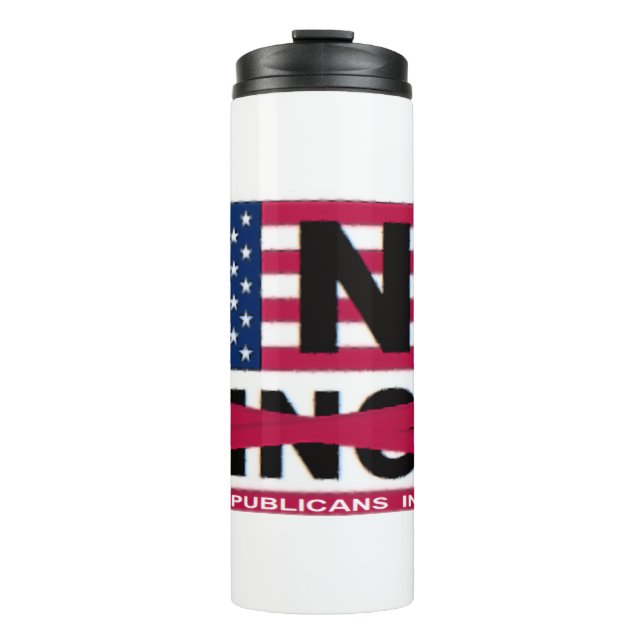 NO KINGS THERMAL TUMBLER (Front)