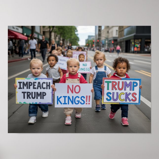No Kings Toddler Poster (Front)