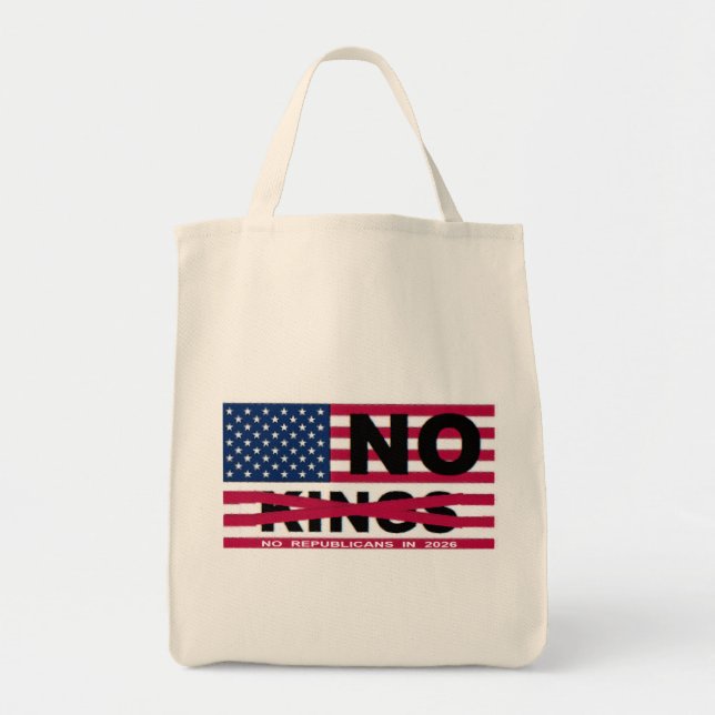 NO KINGS  TOTE BAG (Front)