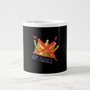 No Kings Trendy Design Large Coffee Mug
