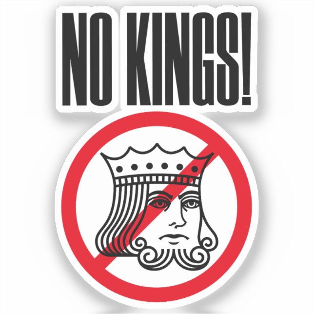 NO KINGS! - Trump Protest  (Front)