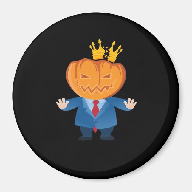 No Kings - Trumpkin Pumpkin Classic Magnet (Front)